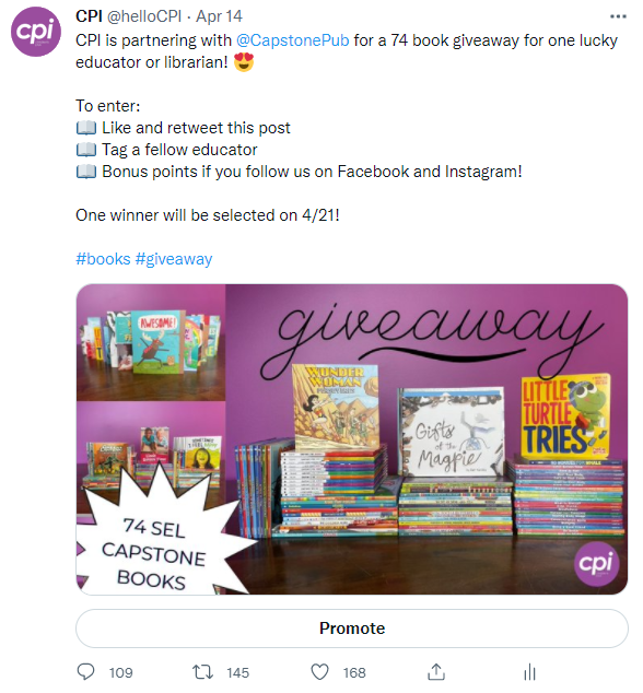 Capstone Giveaway